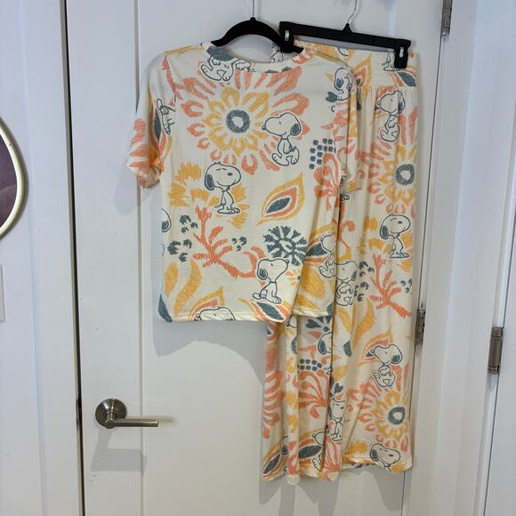 Munki Munki Peanuts Snoopy Pajama Set Small - Picture 3 of 10